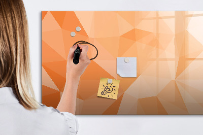 Tableau magnétique mural Triangles abstraits