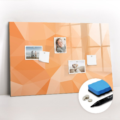 Tableau magnétique mural Triangles abstraits