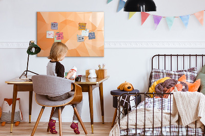 Tableau magnétique mural Triangles abstraits