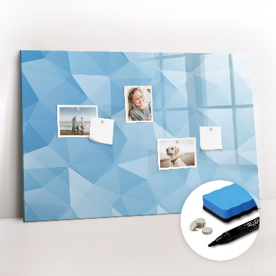 Tableau verre magnétique Triangles abstraits