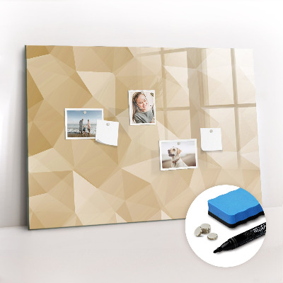 Tableau magnétique mural Triangles abstraits