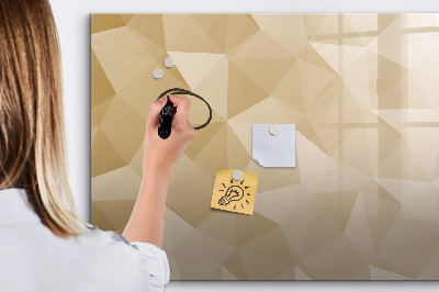Tableau magnétique mural Triangles abstraits