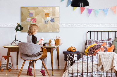 Tableau magnétique mural Triangles abstraits