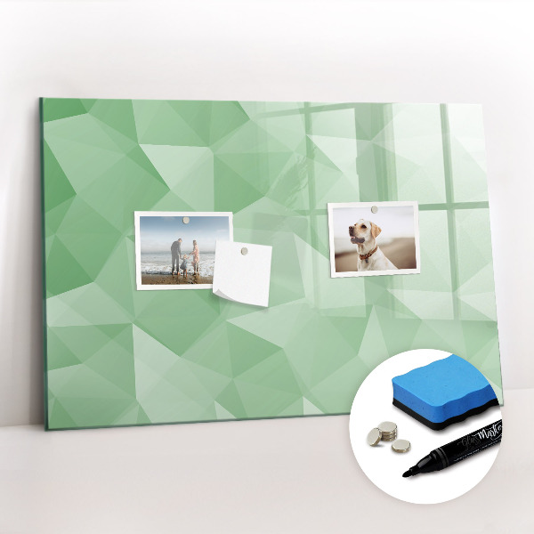 Tableau effaçable magnétique Triangles abstraits