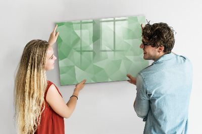 Tableau effaçable magnétique Triangles abstraits