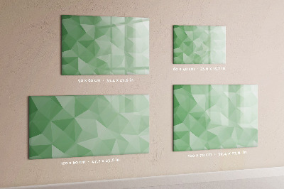 Tableau effaçable magnétique Triangles abstraits