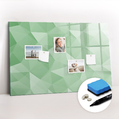 Tableau effaçable magnétique Triangles abstraits