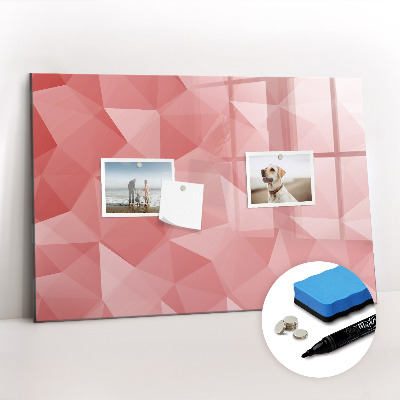 Tableau effaçable magnétique Triangles abstraits