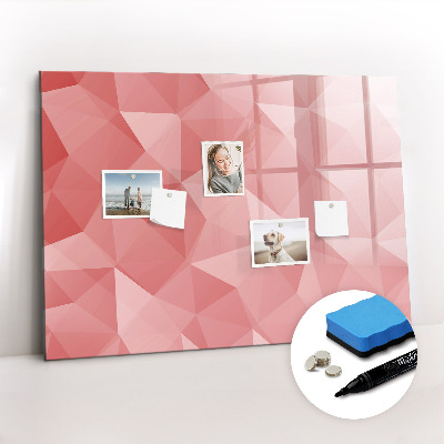 Tableau effaçable magnétique Triangles abstraits