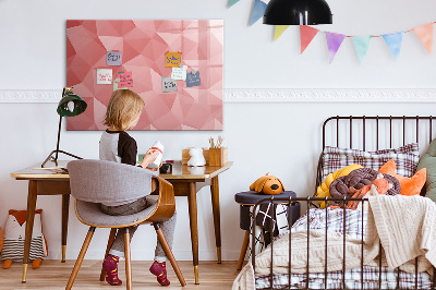 Tableau effaçable magnétique Triangles abstraits