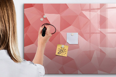 Tableau effaçable magnétique Triangles abstraits