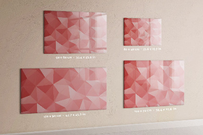 Tableau effaçable magnétique Triangles abstraits