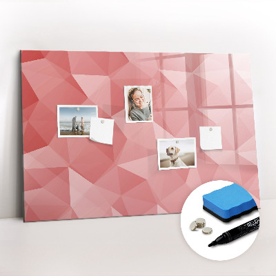 Tableau effaçable magnétique Triangles abstraits