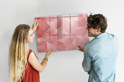 Tableau effaçable magnétique Triangles abstraits