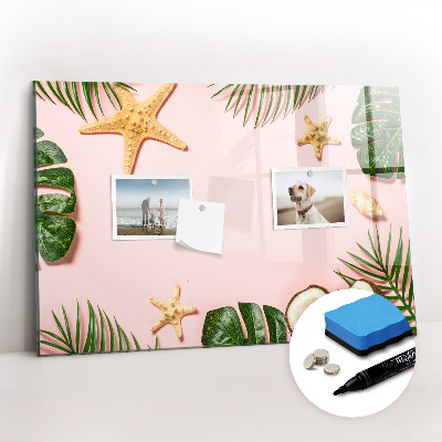 Tableau effaçable magnétique Ambiance estivale