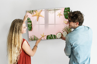 Tableau effaçable magnétique Ambiance estivale