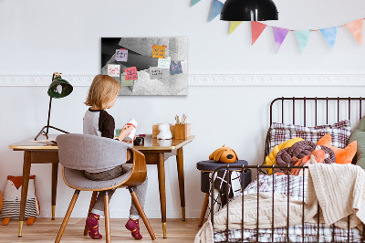 Tableau verre magnétique Triangles abstraits