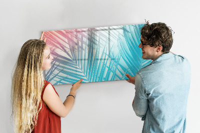 Tableau effaçable magnétique Palmier tropical