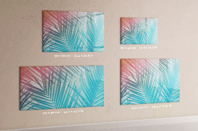 Tableau effaçable magnétique Palmier tropical