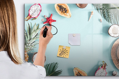 Tableau magnétique mural Composition d'été