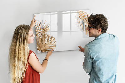 Tableau magnétique mural Feuilles tropicales