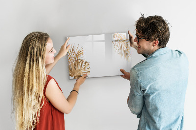Tableau magnétique mural Feuilles tropicales