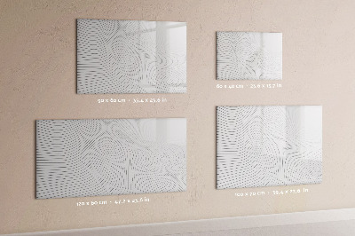 Tableau effaçable magnétique Lignes abstraites