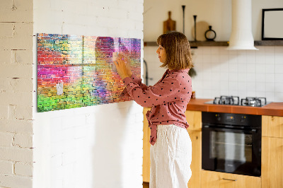 Tableau effaçable magnétique Mur peint