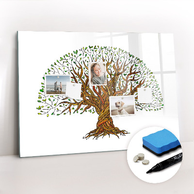 Tableau magnétique mural Racines d'arbres