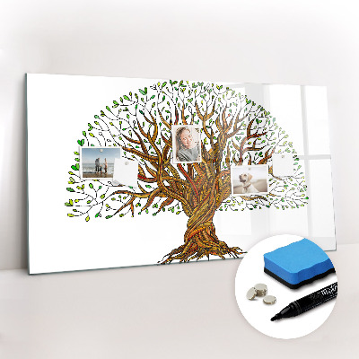 Tableau magnétique mural Racines d'arbres