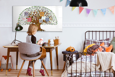 Tableau magnétique mural Racines d'arbres