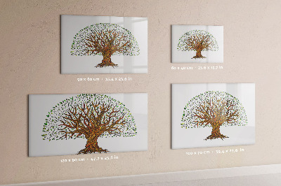 Tableau magnétique mural Racines d'arbres