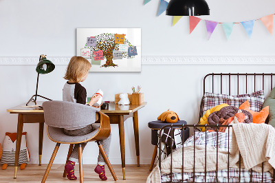 Tableau magnétique mural Racines d'arbres