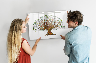 Tableau magnétique mural Racines d'arbres