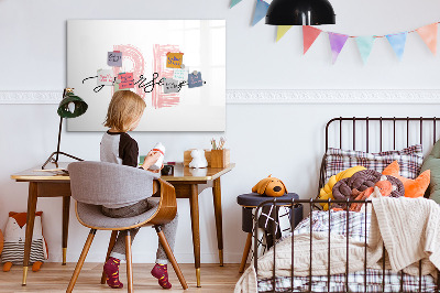 Tableau effaçable magnétique L'inscription « Soyez vous-même »