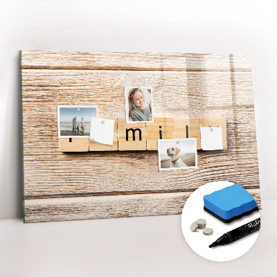 Tableau effaçable magnétique La famille d'inscriptions