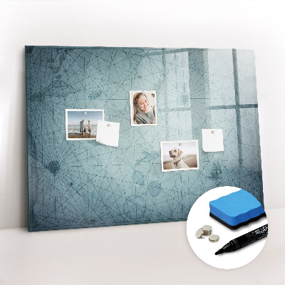 Tableau magnétique mural Carte ancienne