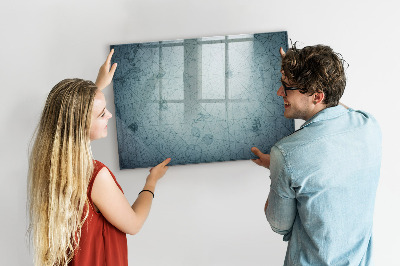 Tableau magnétique mural Carte ancienne