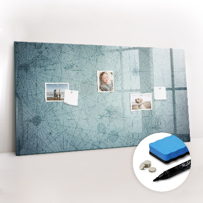 Tableau magnétique mural Carte ancienne