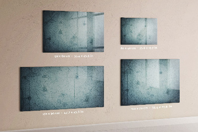 Tableau magnétique mural Carte ancienne