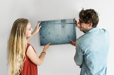 Tableau magnétique mural Carte ancienne