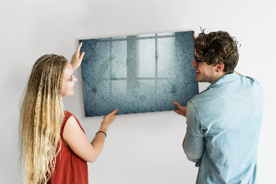 Tableau magnétique mural Carte ancienne