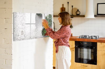 Tableau magnétique mural Plantes ornementales
