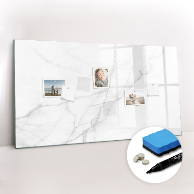 Tableau effaçable magnétique Marbre décoratif