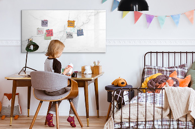 Tableau effaçable magnétique Marbre décoratif