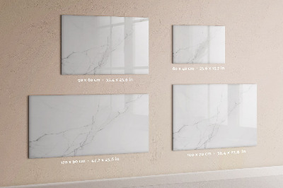 Tableau effaçable magnétique Marbre décoratif