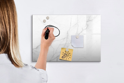 Tableau effaçable magnétique Marbre décoratif