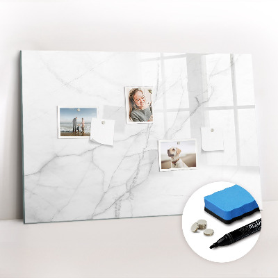 Tableau effaçable magnétique Marbre décoratif