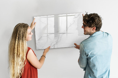 Tableau effaçable magnétique Marbre décoratif
