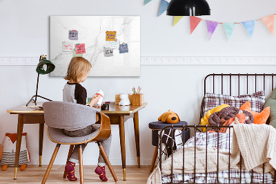 Tableau effaçable magnétique Marbre décoratif